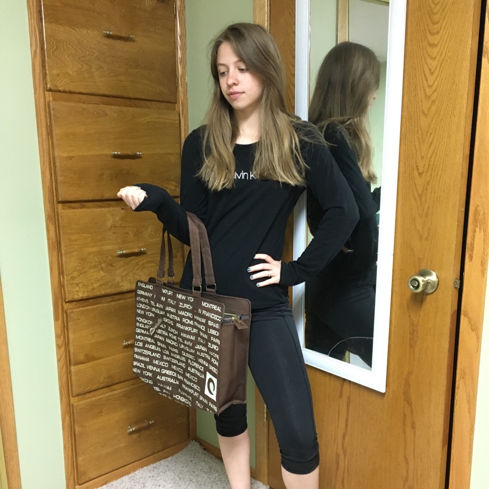 🧞‍♀️HP🧞‍♀️VINTAGE Azok Tote Bag RARE - Picture 6 of 7